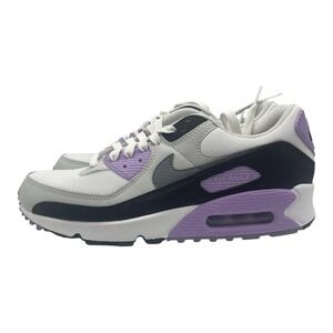 Nike Air Max 90 Women's /  DH8010-103 / White-Cool Grey-Lilac Size 10
